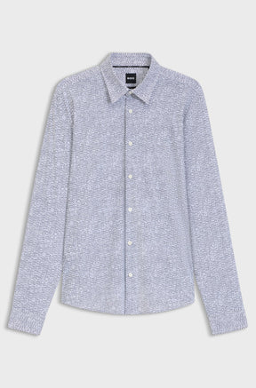 Chemise habillée pour homme par HUGO BOSS | 50545269 Marine | Boutique Vvög, vêtements mode pour homme et femme