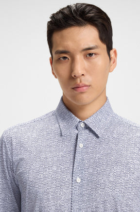 Chemise habillée pour homme par HUGO BOSS | 50545269 Marine | Boutique Vvög, vêtements mode pour homme et femme