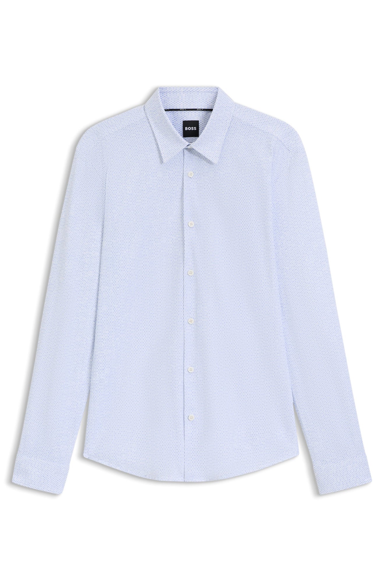 Chemise manches longues habillée pour homme par HUGO BOSS | 50545269 Bleu Pastel | Boutique Vvög, vêtements mode pour homme et femme