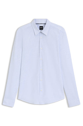 Chemise manches longues habillée pour homme par HUGO BOSS | 50545269 Bleu Pastel | Boutique Vvög, vêtements mode pour homme et femme