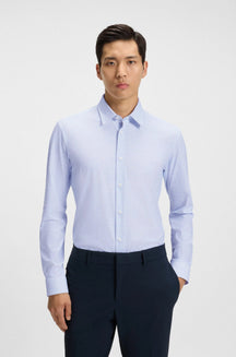 Chemise manches longues habillée pour homme par HUGO BOSS | 50545269 Bleu Pastel | Boutique Vvög, vêtements mode pour homme et femme