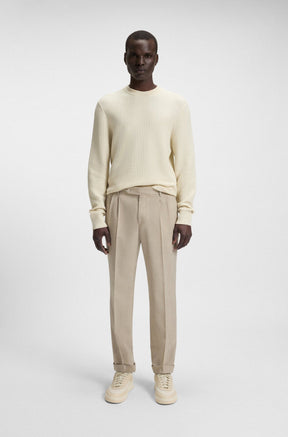 Tricot toutes saisons pour homme par HUGO BOSS | 50545283 Blanc | Boutique Vvög, vêtements mode pour homme et femme