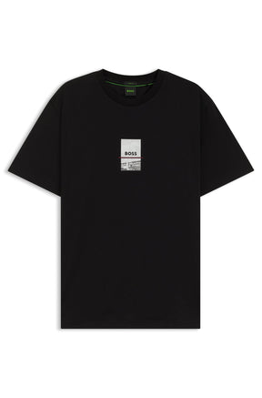 T-Shirt pour homme par HUGO BOSS | 50545869 Noir | Boutique Vvög, vêtements mode pour homme et femme