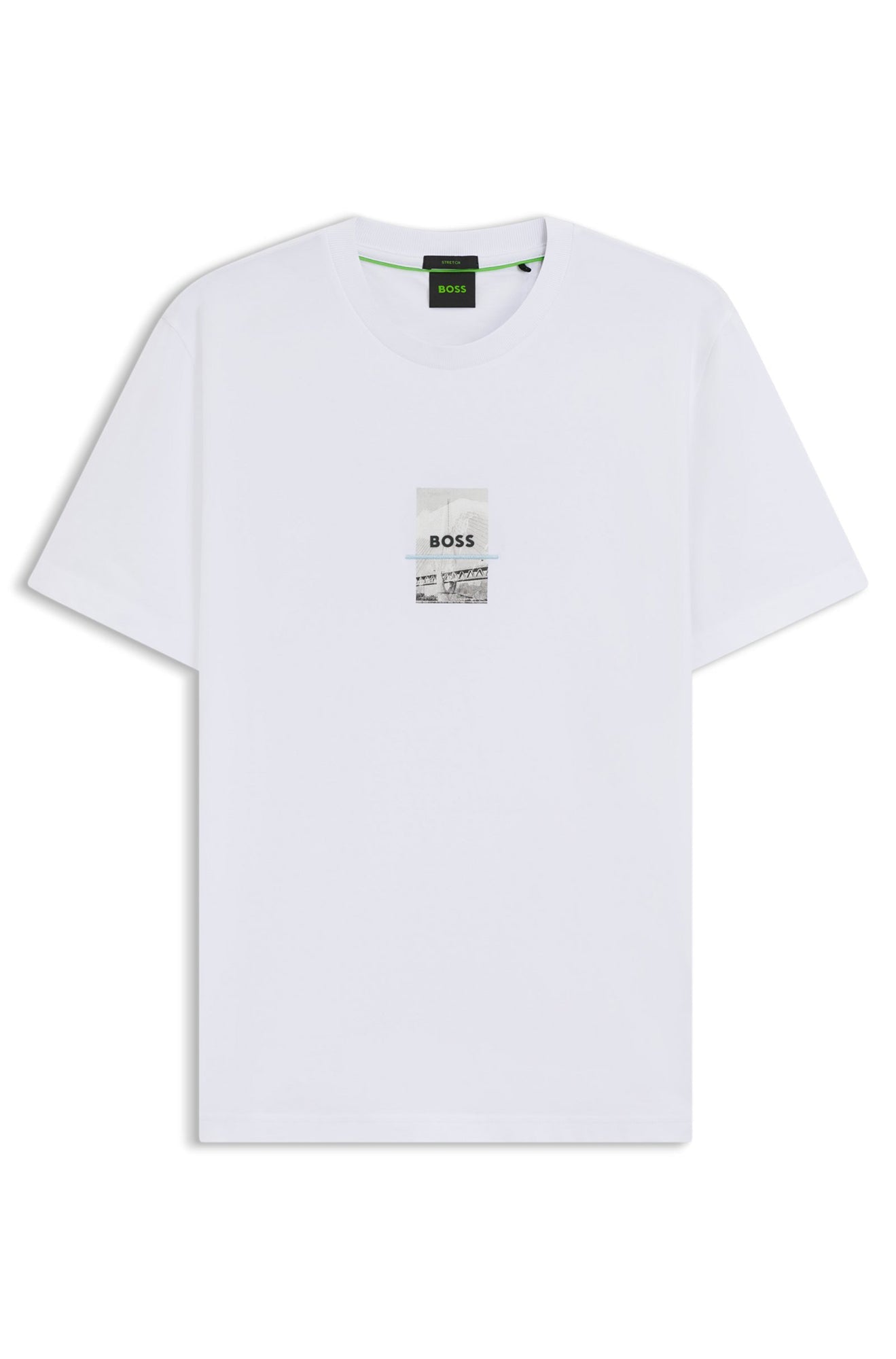 T-Shirt pour homme par HUGO BOSS | 50545869 Blanc | Boutique Vvög, vêtements mode pour homme et femme