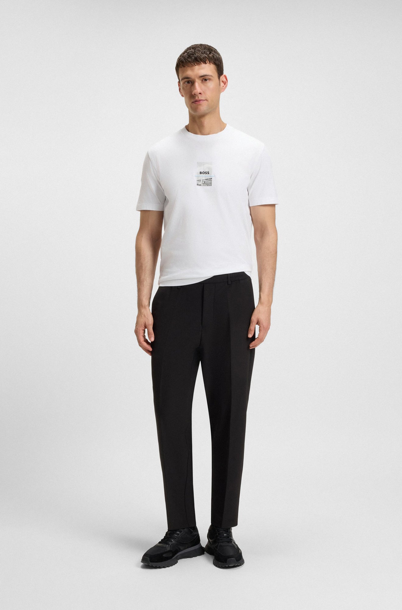 T-Shirt pour homme par HUGO BOSS | 50545869 Blanc | Boutique Vvög, vêtements mode pour homme et femme