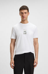 T-Shirt pour homme par HUGO BOSS | 50545869 Blanc | Boutique Vvög, vêtements mode pour homme et femme