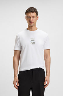 T-Shirt pour homme par HUGO BOSS | 50545869 Blanc | Boutique Vvög, vêtements mode pour homme et femme