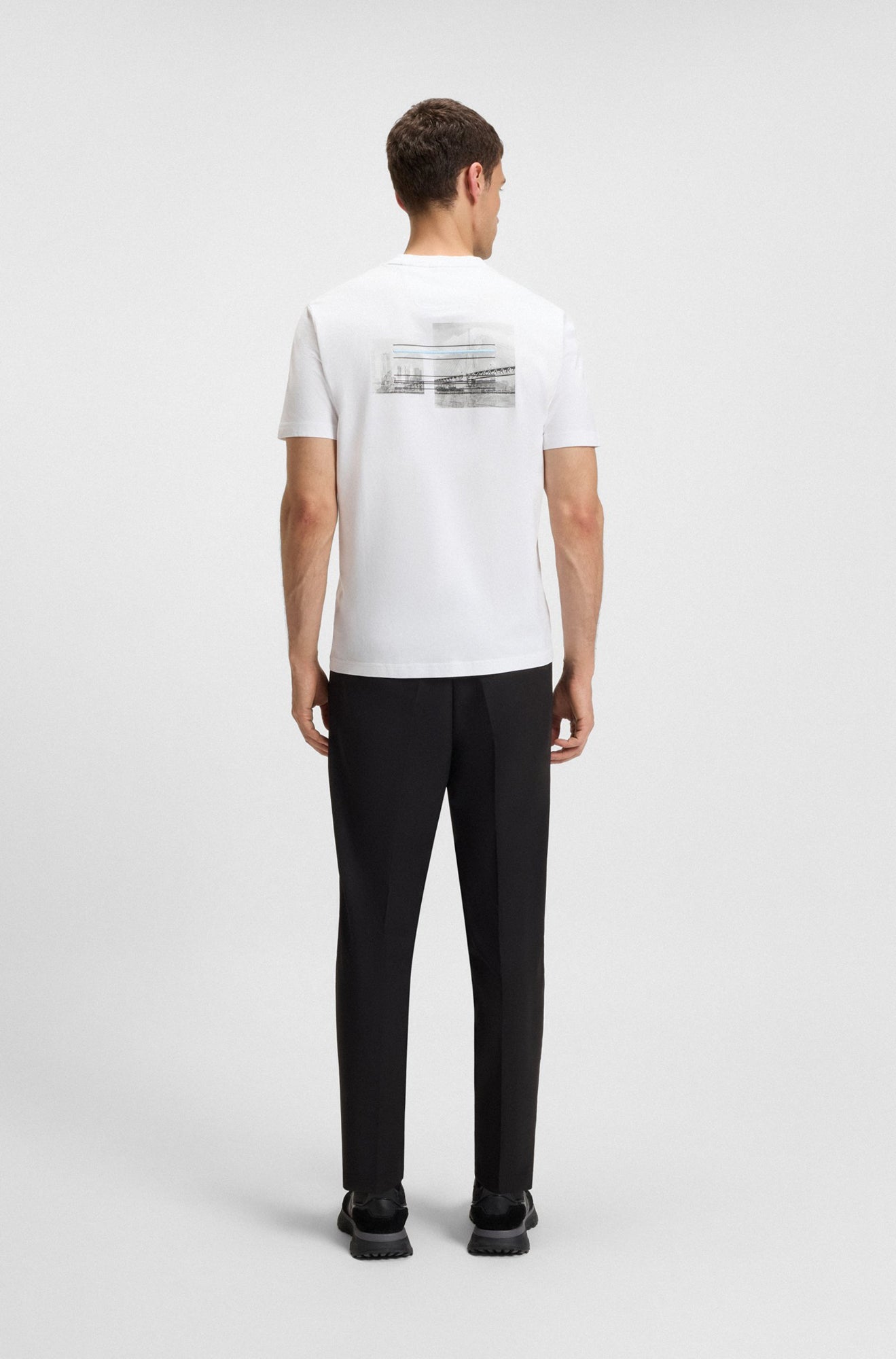T-Shirt pour homme par HUGO BOSS | 50545869 Blanc | Boutique Vvög, vêtements mode pour homme et femme