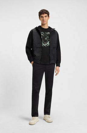 T-Shirt pour homme par HUGO BOSS | 50546362 Noir | Boutique Vvög, vêtements mode pour homme et femme