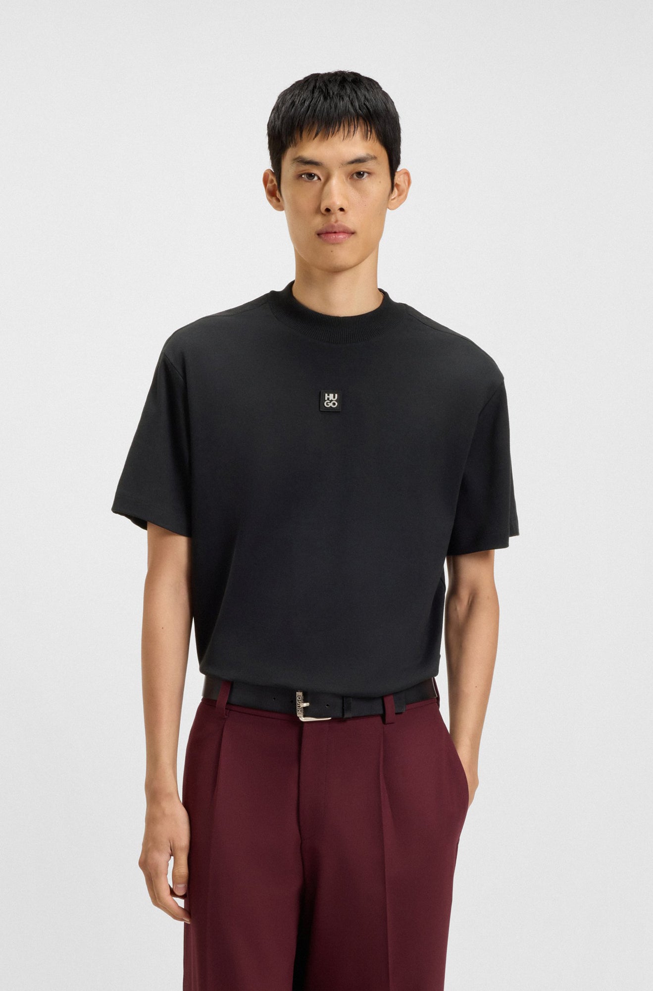 T-Shirt pour homme par HUGO | 50546391 Noir | Boutique Vvög, vêtements mode pour homme et homme