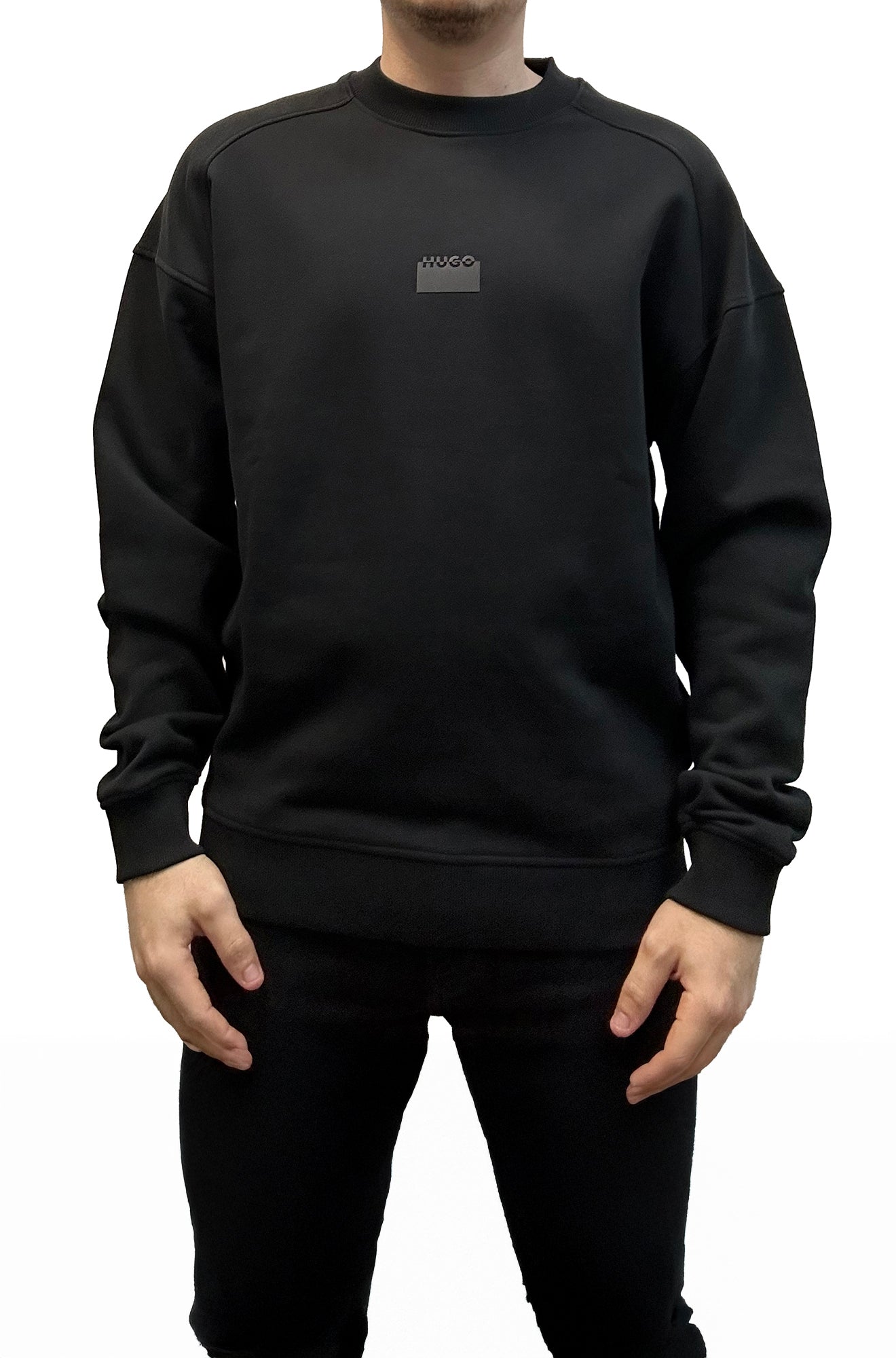 Chandail manches longues pour homme par HUGO BOSS | 50546672 Noir | Boutique Vvög, vêtements mode pour homme et femme