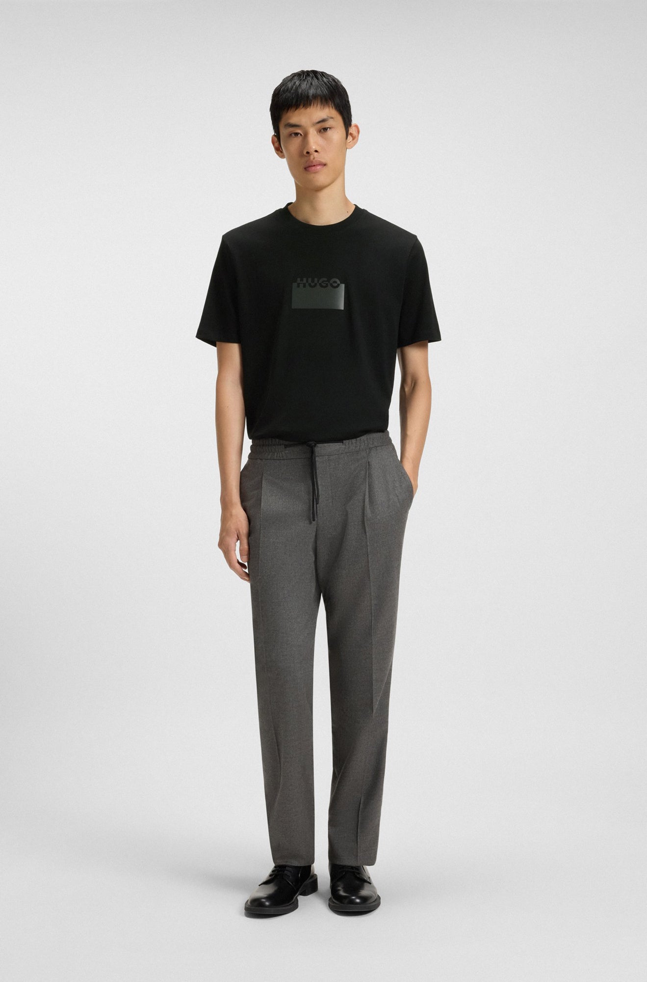 T-Shirt pour homme par HUGO BOSS | 50546867 Noir | Boutique Vvög, vêtements mode pour homme et femme