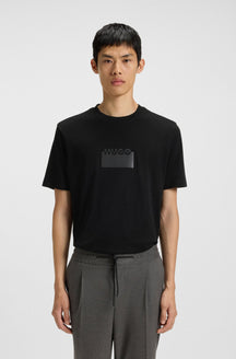 T-Shirt pour homme par HUGO BOSS | 50546867 Noir | Boutique Vvög, vêtements mode pour homme et femme