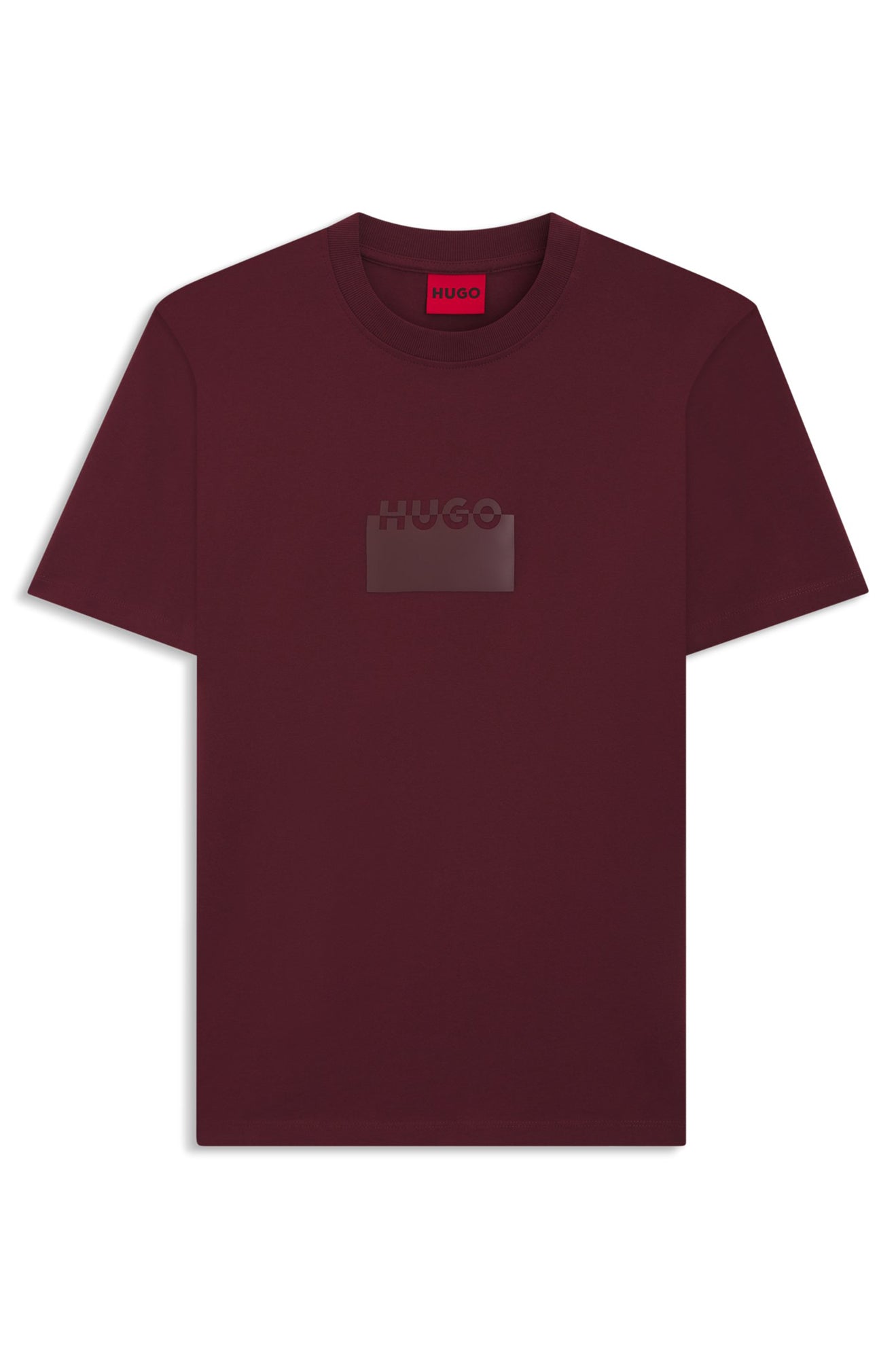 T-Shirt pour homme par HUGO BOSS | 50546867 Rouge Foncé | Boutique Vvög, vêtements mode pour homme et femme
