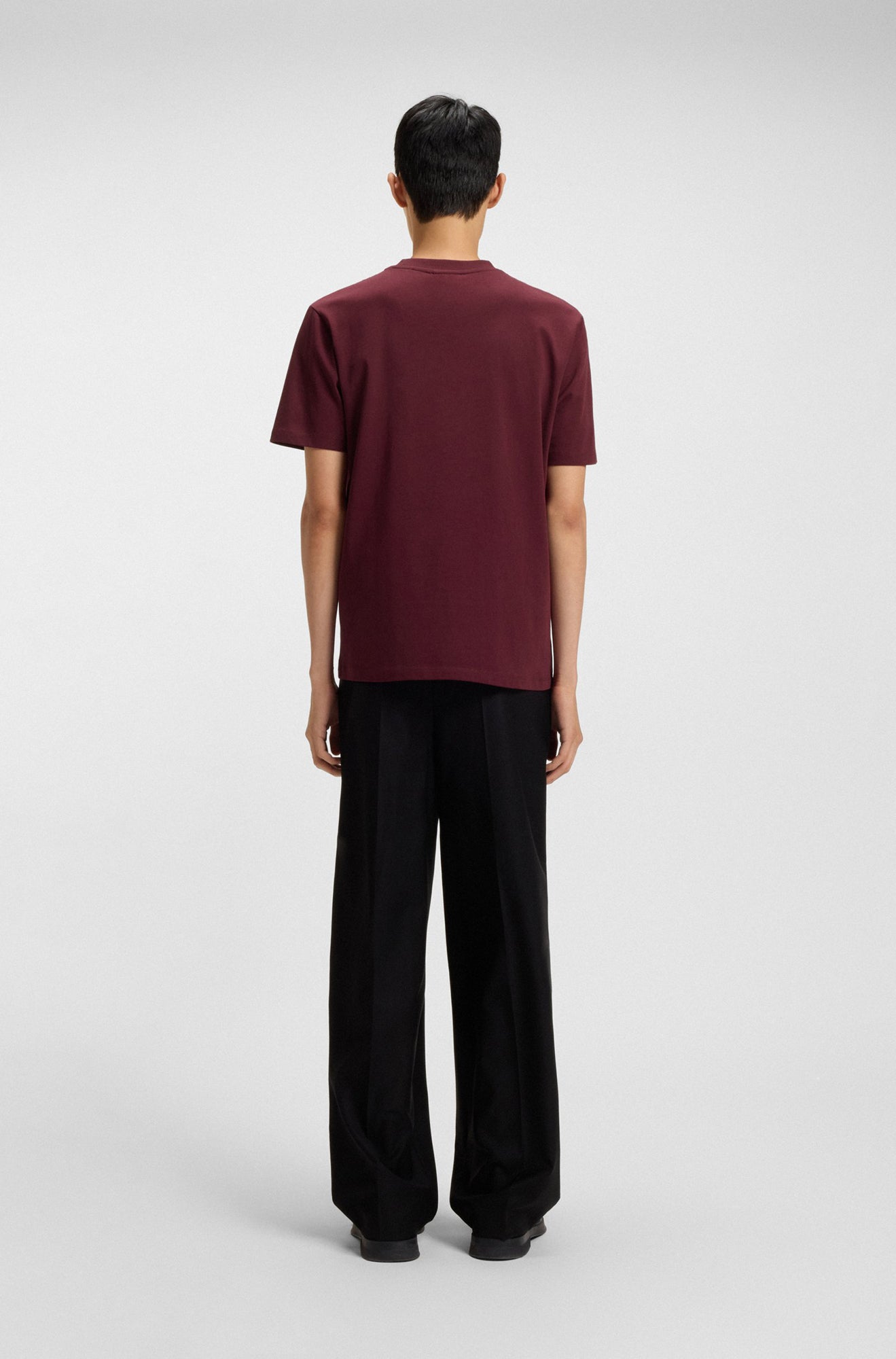 T-Shirt pour homme par HUGO BOSS | 50546867 Rouge Foncé | Boutique Vvög, vêtements mode pour homme et femme