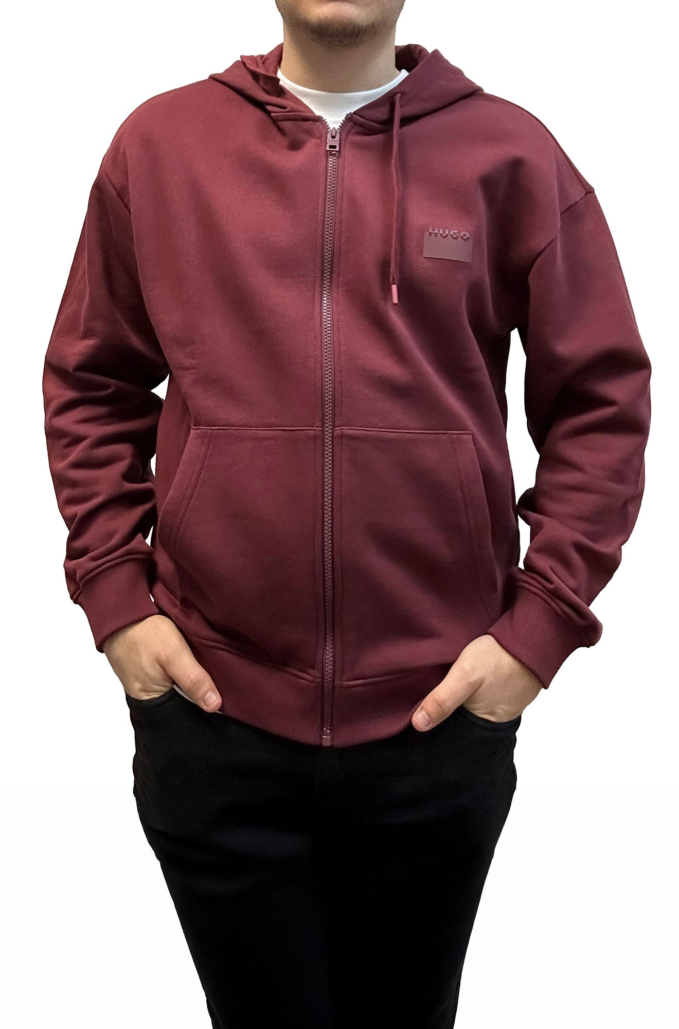 Veste pour homme par HUGO BOSS | 50546874 Rouge foncé | Boutique Vvög, vêtements mode pour homme et femme