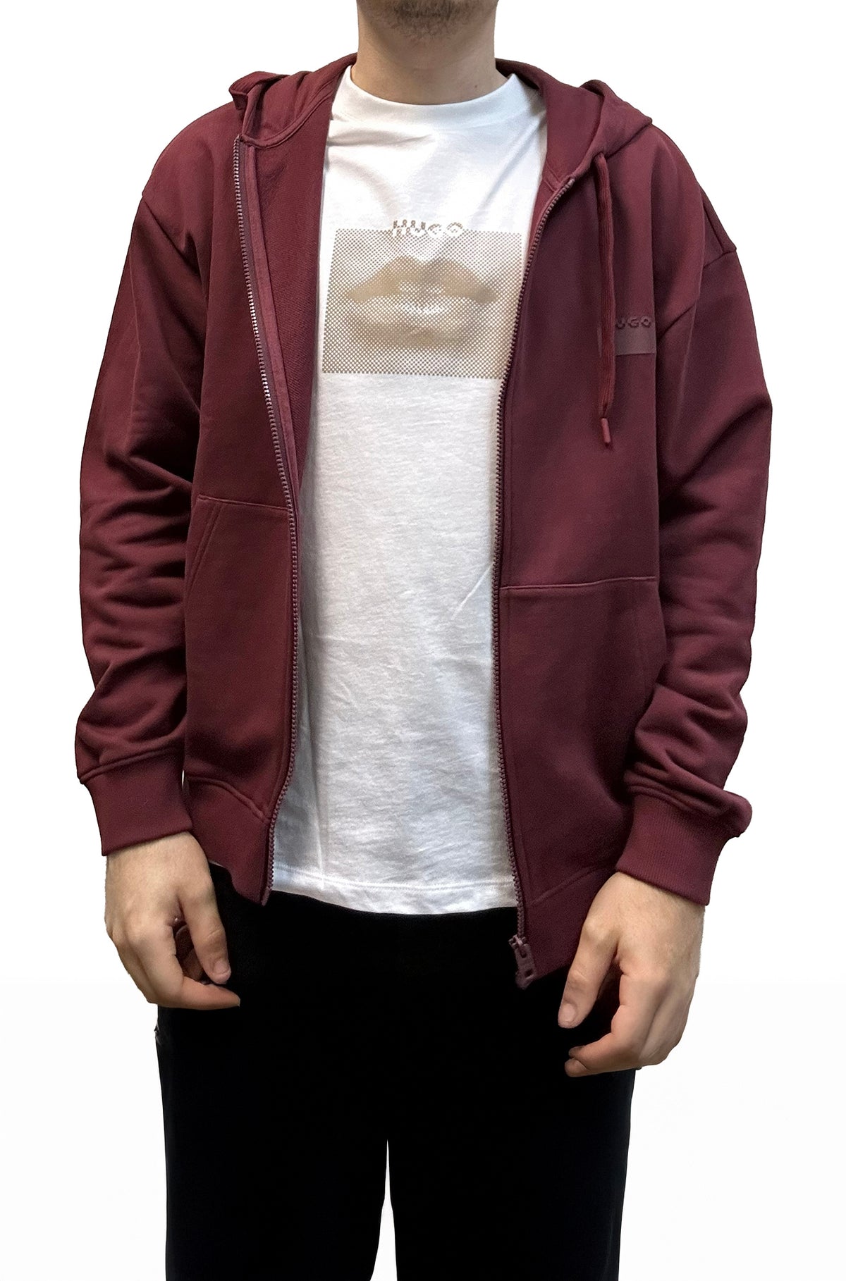 Veste pour homme par HUGO BOSS | 50546874 Rouge foncé | Boutique Vvög, vêtements mode pour homme et femme