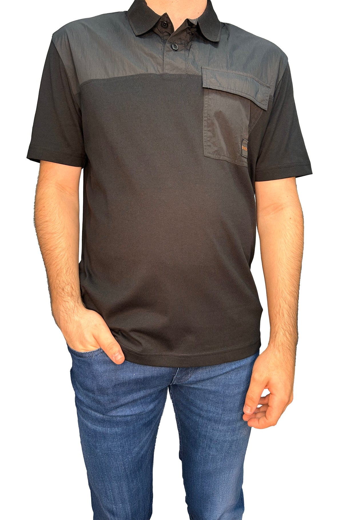 Polo manches courtes pour homme par HUGO BOSS | 50546904 Noir | Boutique Vvög, vêtements mode pour homme et femme