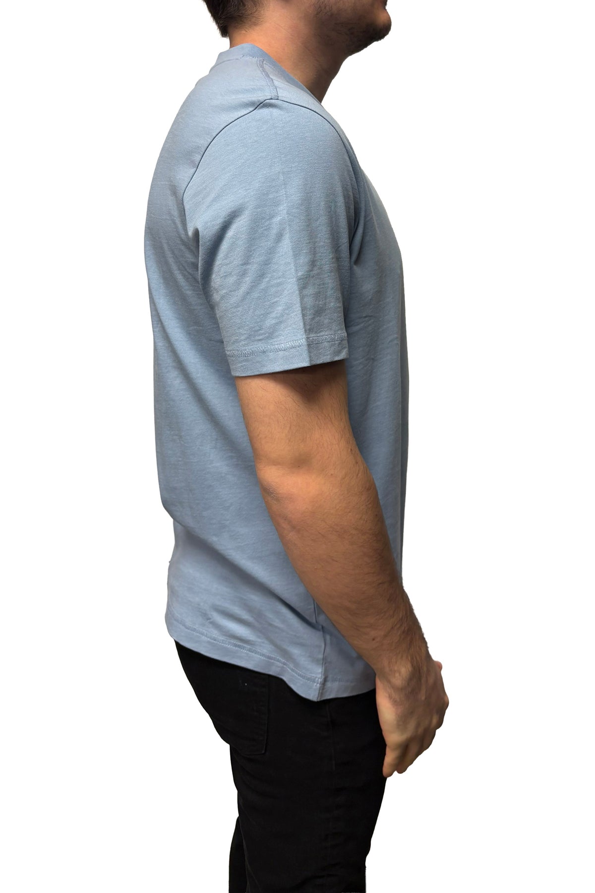 T-Shirt pour homme par HUGO BOSS | 50546920 Bleu Ouvert | Boutique Vvög, vêtements mode pour homme et femme