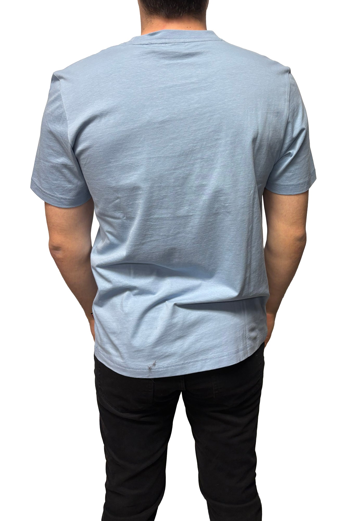 T-Shirt pour homme par HUGO BOSS | 50546920 Bleu Ouvert | Boutique Vvög, vêtements mode pour homme et femme