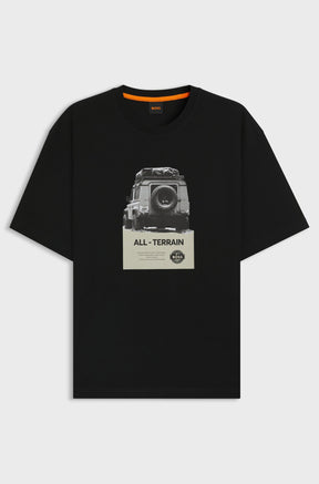 T-Shirt pour homme par HUGO BOSS | 50546958 Noir | Boutique Vvög, vêtements mode pour homme et femme
