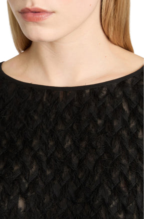 Chandail manches longues pour femme par HUGO | 50547233 Noir | Boutique Vvög, vêtements mode pour homme et femme