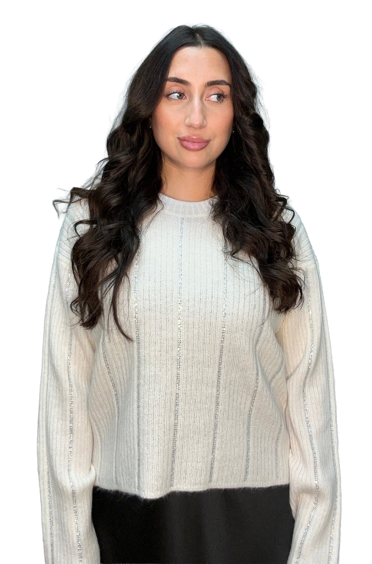 Chandail manches longues pour femme par HUGO | 50548243 Blanc Ouvert | Boutique Vvög, vêtements mode pour homme et femme