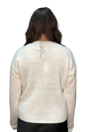 Chandail manches longues pour femme par HUGO | 50548259 Blanc Ouvert | Boutique Vvög, vêtements mode pour homme et femme