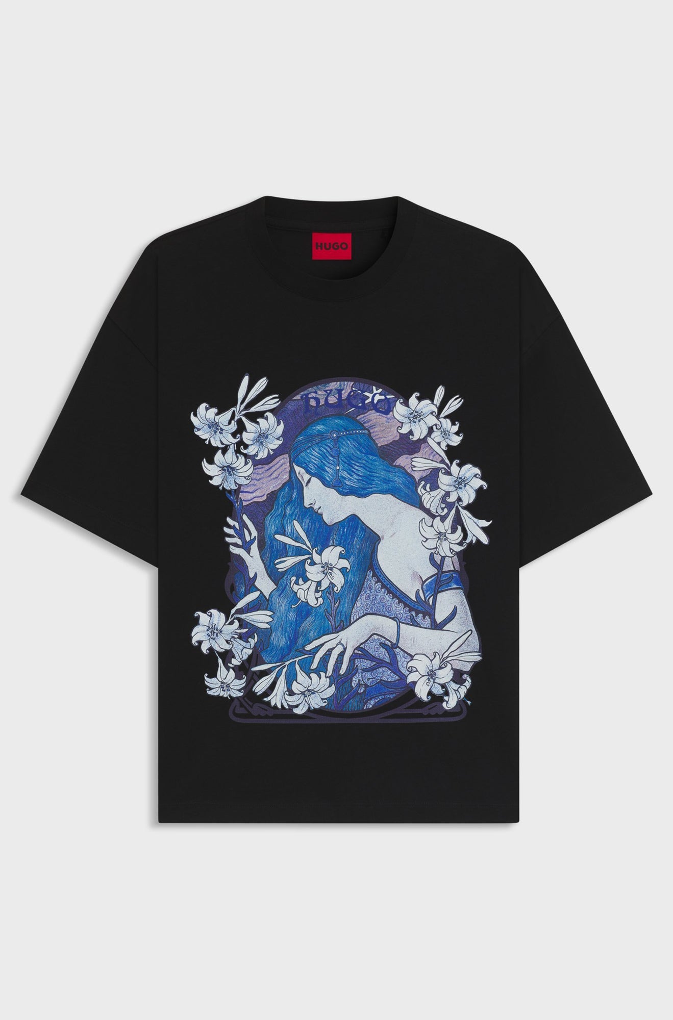 T-Shirt pour homme par HUGO BOSS | 50548466 Noir | Boutique Vvög, vêtements mode pour homme et femme