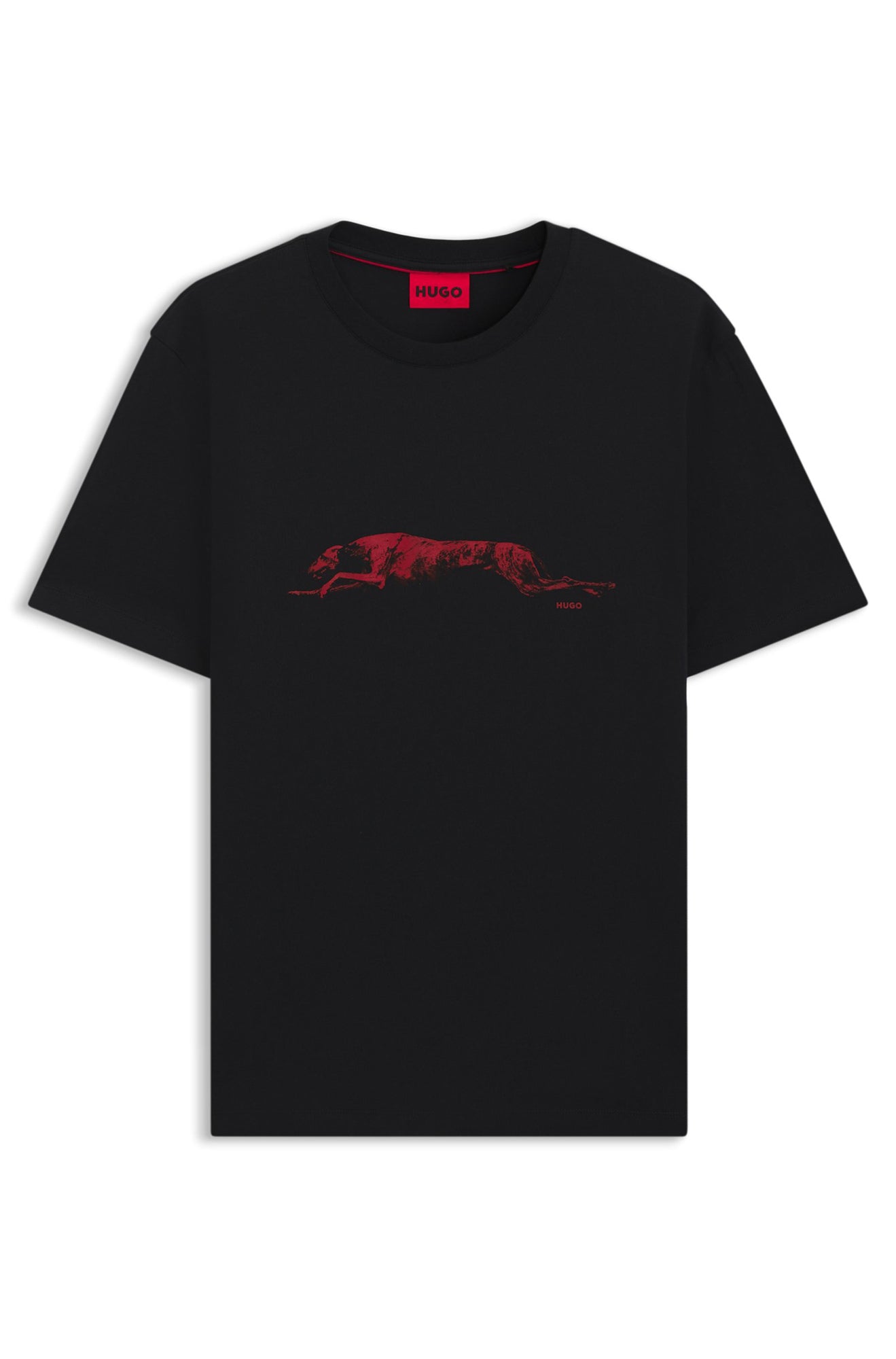 T-Shirt pour homme par HUGO BOSS | 50548557 Noir | Boutique Vvög, vêtements mode pour homme et femme