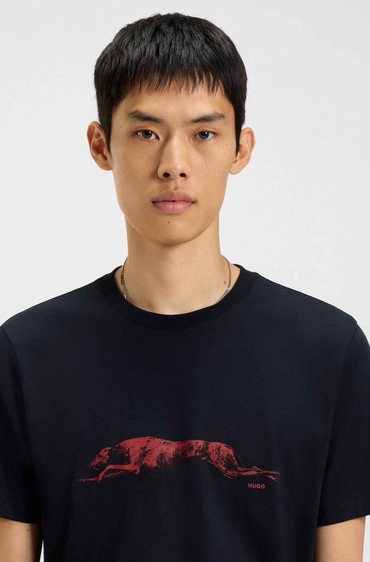 T-Shirt pour homme par HUGO BOSS | 50548557 Noir | Boutique Vvög, vêtements mode pour homme et femme