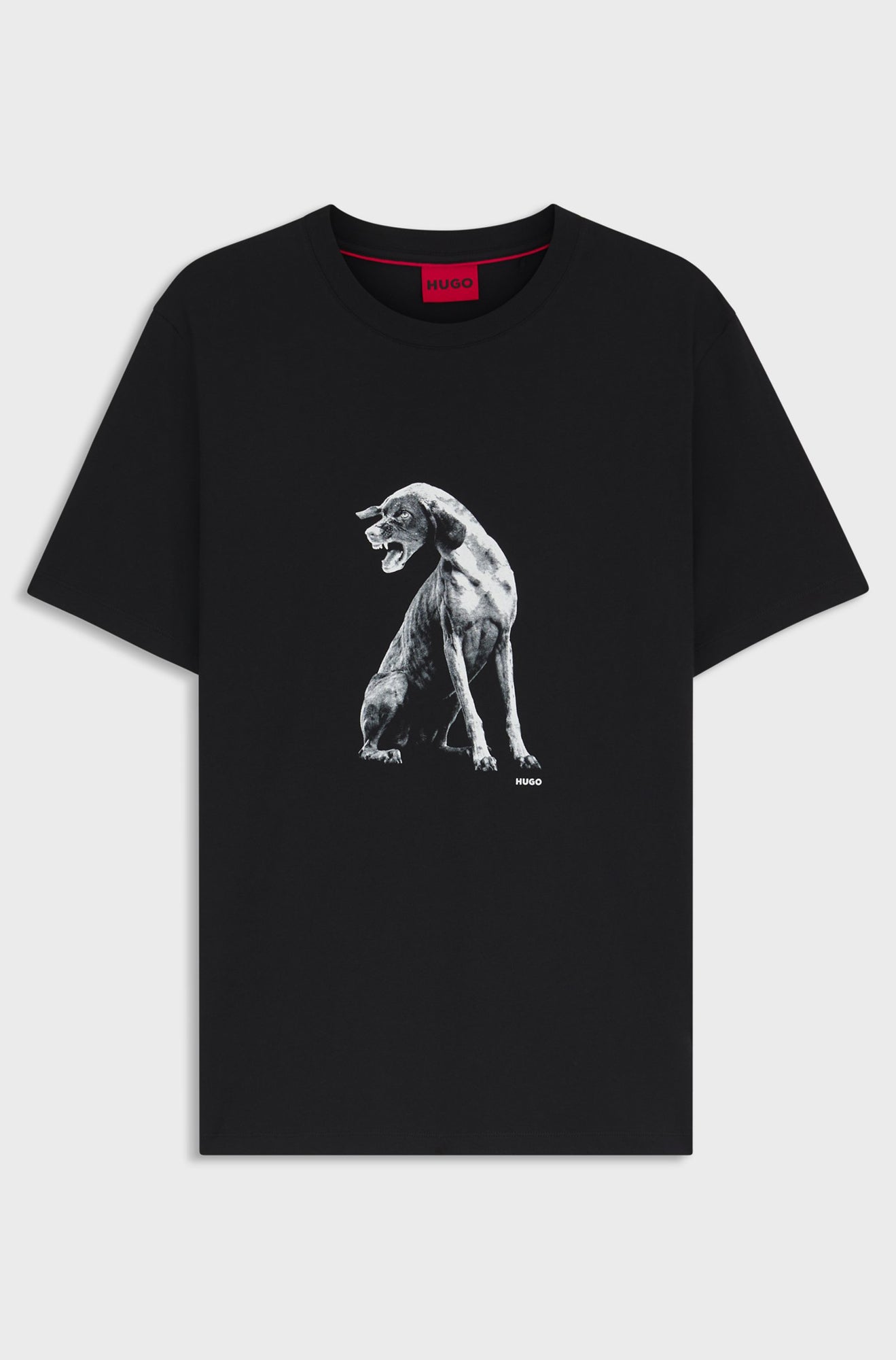 T-Shirt pour homme par HUGO BOSS | 50548557 Noir2 | Boutique Vvög, vêtements mode pour homme et femme