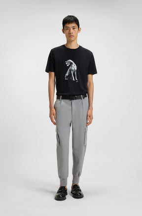 T-Shirt pour homme par HUGO BOSS | 50548557 Noir2 | Boutique Vvög, vêtements mode pour homme et femme