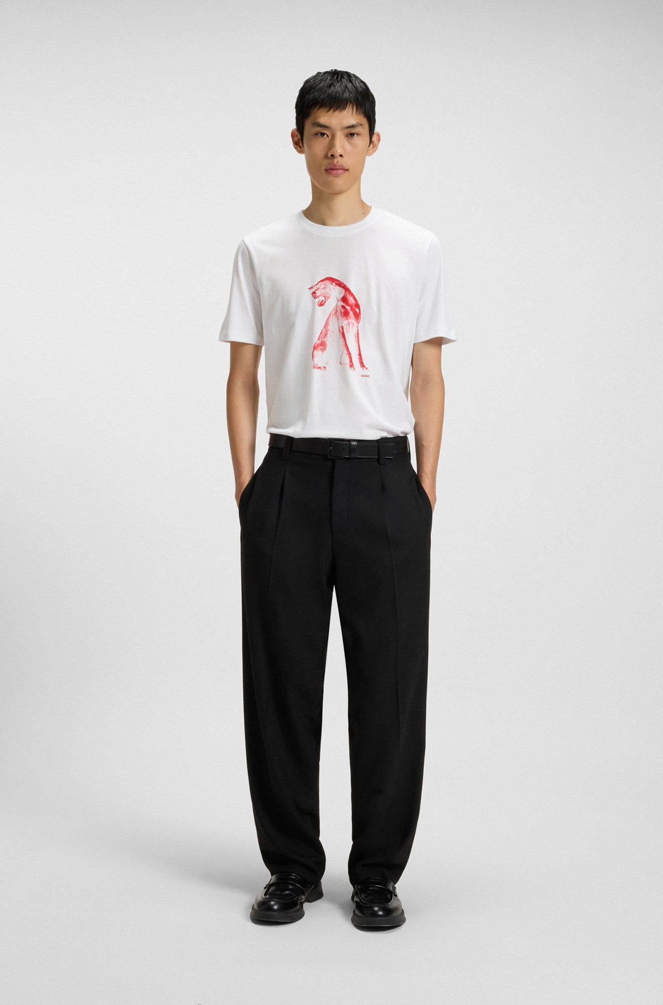 T-Shirt pour homme par HUGO BOSS | 50548557 Blanc | Boutique Vvög, vêtements mode pour homme et femme