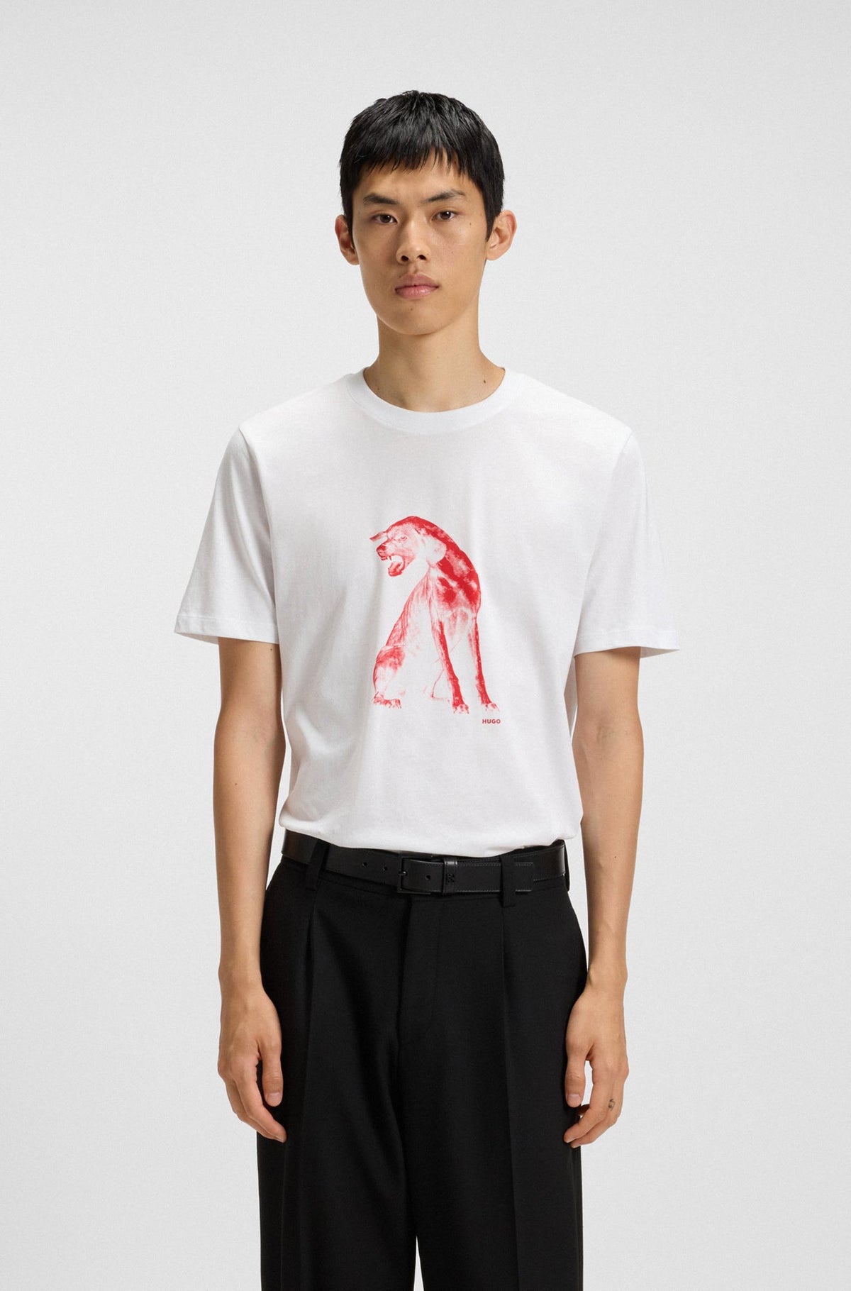 T-Shirt pour homme par HUGO BOSS | 50548557 Blanc | Boutique Vvög, vêtements mode pour homme et femme