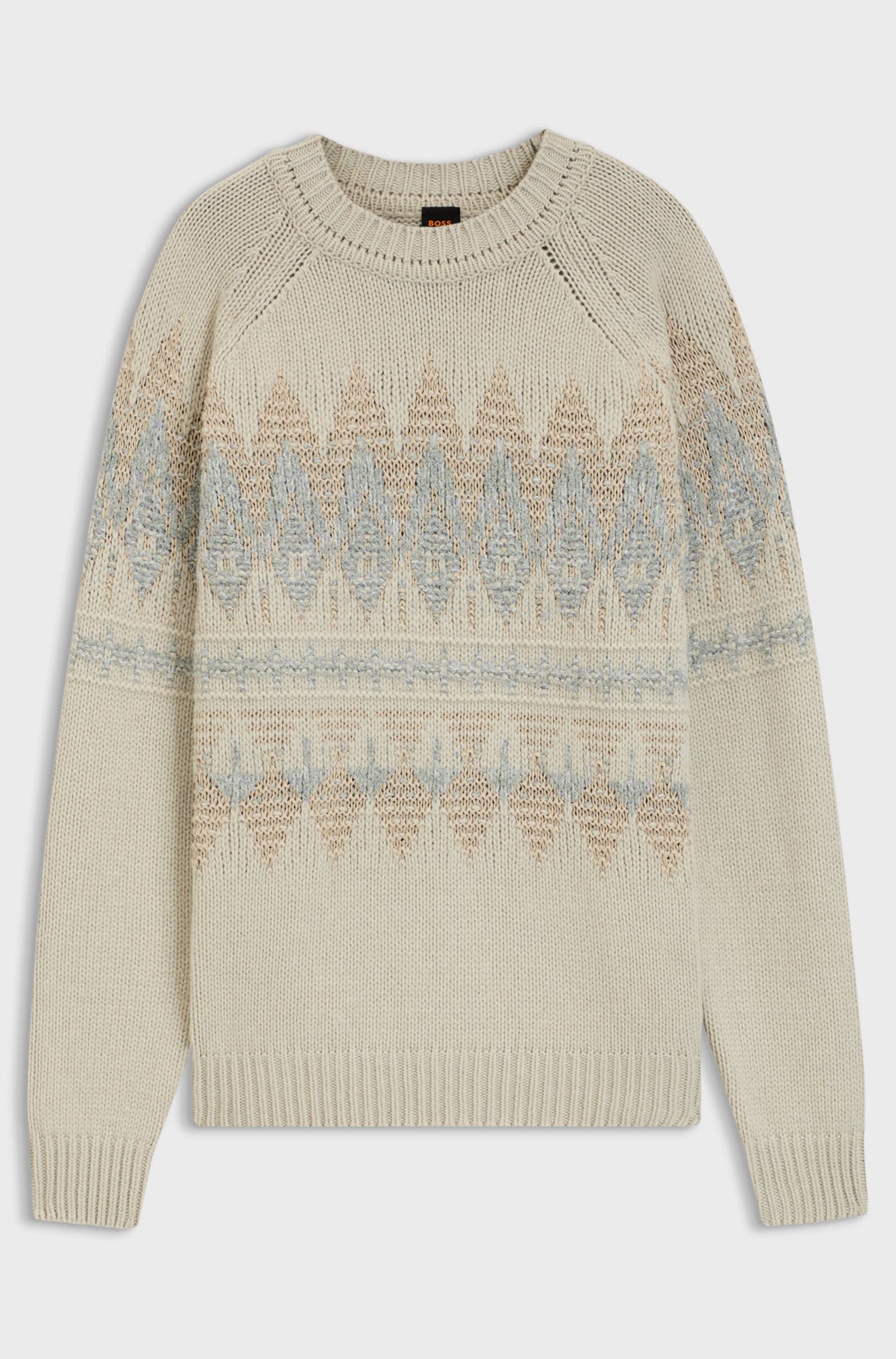 Tricot pour homme par HUGO BOSS | 50548686 Beige Clair | Boutique Vvög, vêtements mode pour homme et femme