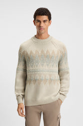 Tricot pour homme par HUGO BOSS | 50548686 Beige Clair | Boutique Vvög, vêtements mode pour homme et femme