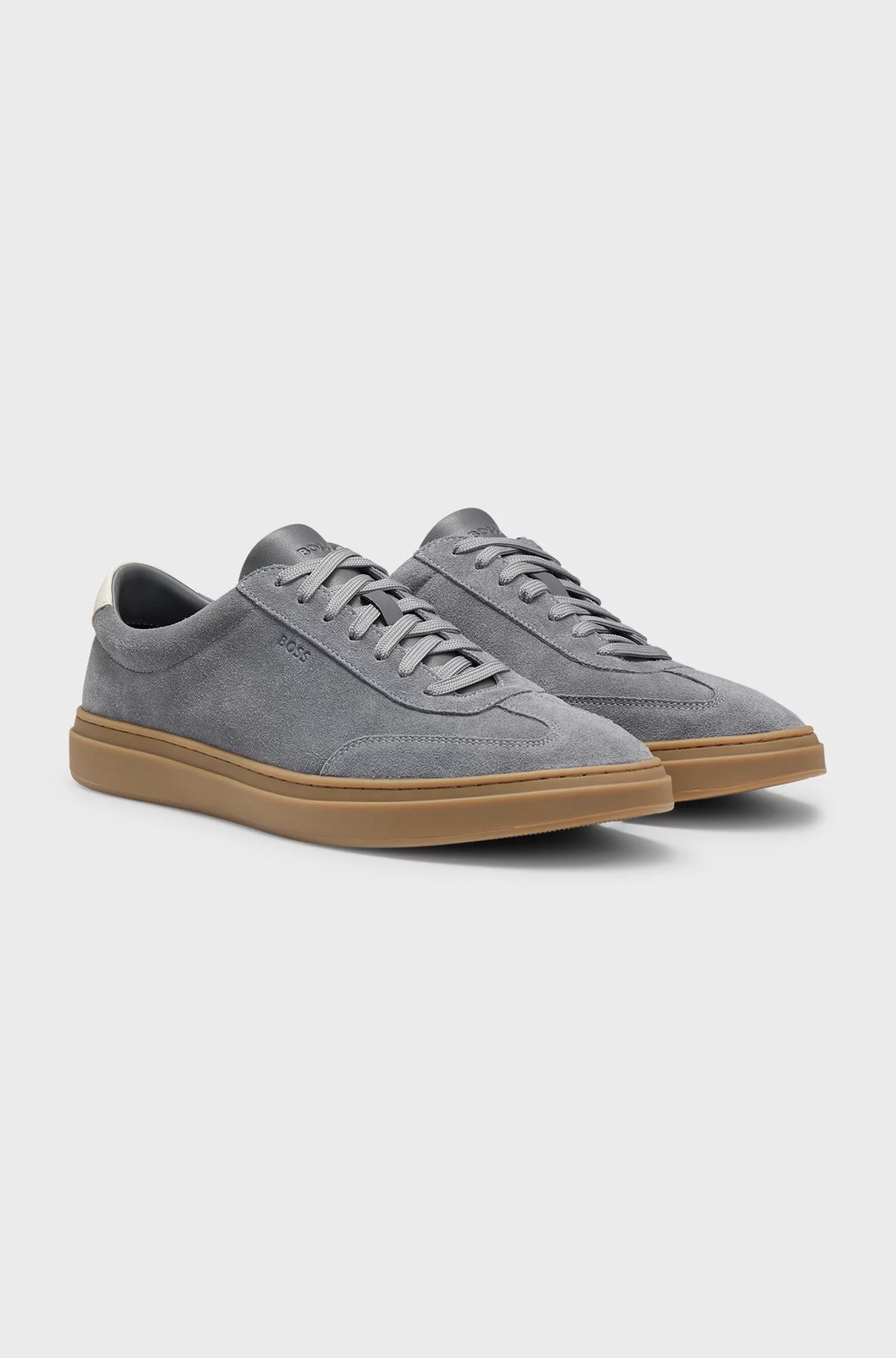 Souliers pour homme par HUGO BOSS | 50548715 Gris Moyen | Boutique Vvög, vêtements mode pour homme et femme