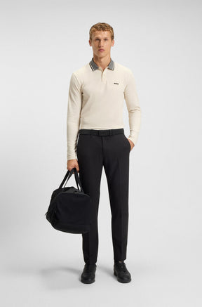 Polo manches longues pour homme par HUGO BOSS | 50548970 Blanc | Boutique Vvög, vêtements mode pour homme et femme
