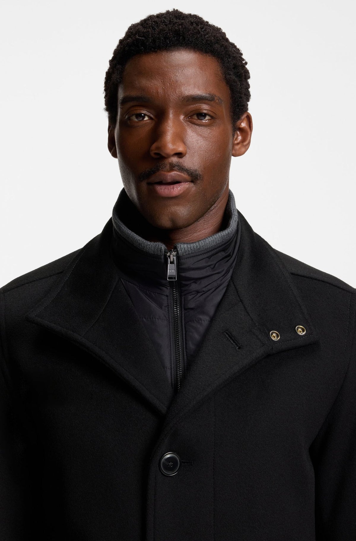 Paletot pour homme par HUGO BOSS | 50549193 Noir | Boutique Vvög, vêtements mode pour homme et femme