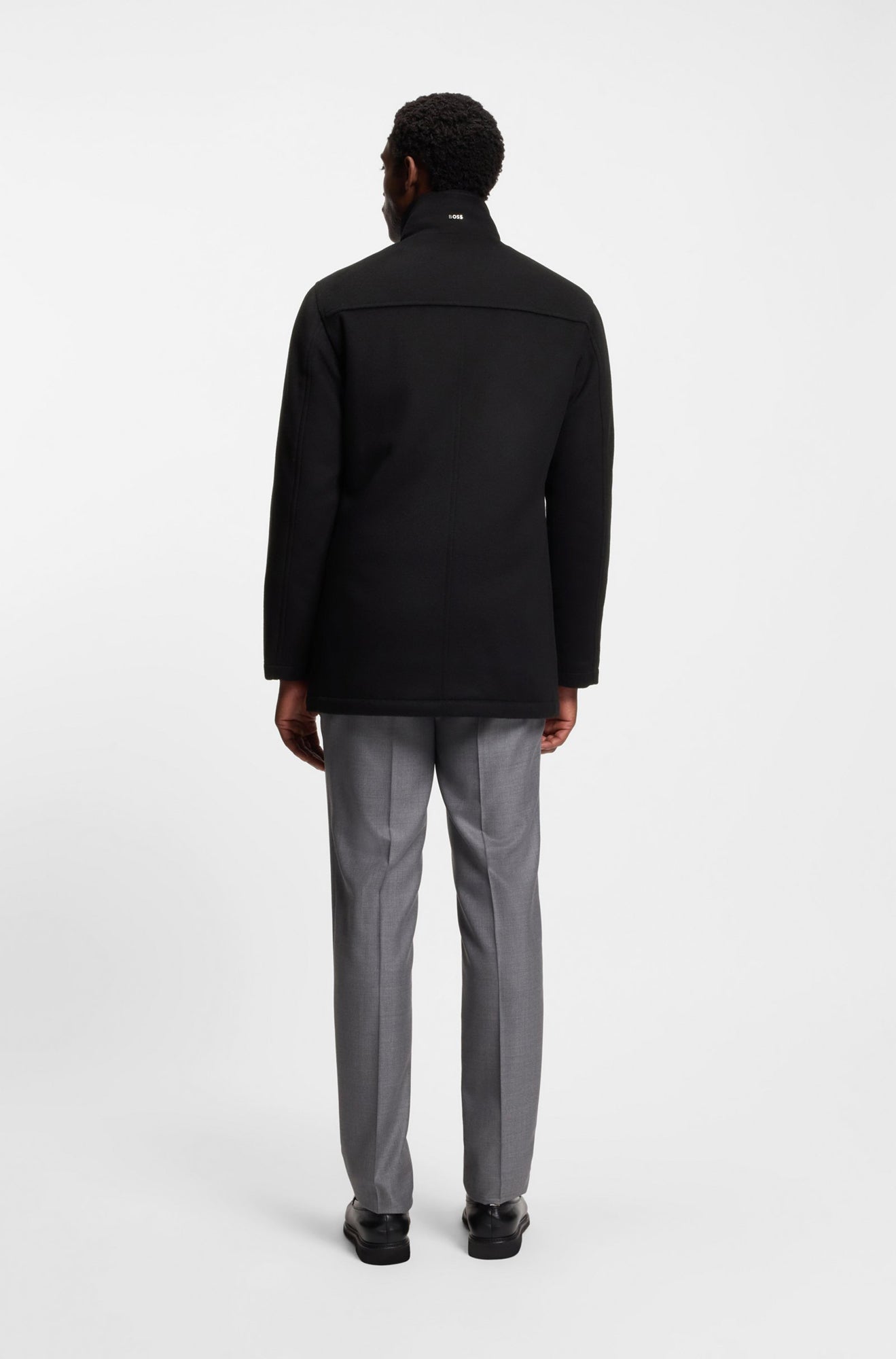 Paletot pour homme par HUGO BOSS | 50549193 Noir | Boutique Vvög, vêtements mode pour homme et femme