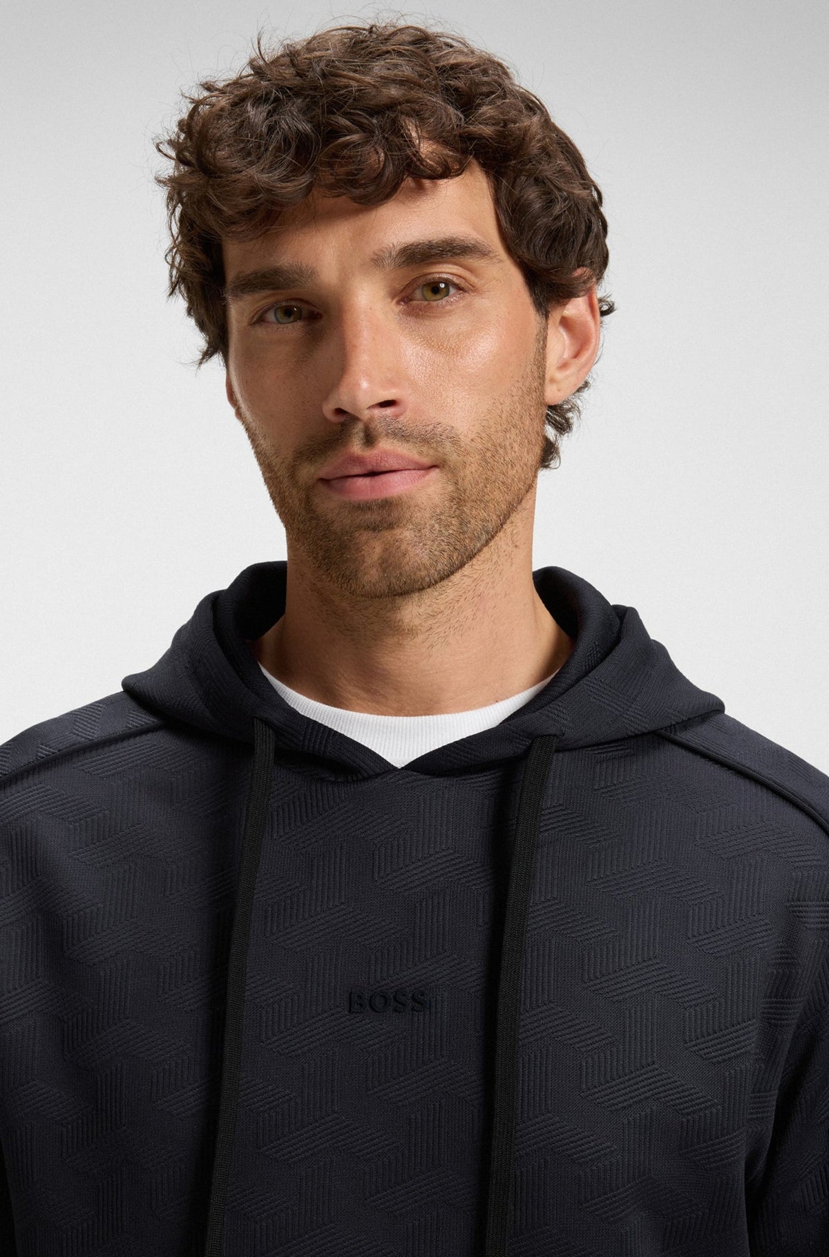 Coton ouaté pour homme par HUGO BOSS | 50549721 Bleu Foncé | Boutique Vvög, vêtements mode pour homme et femme