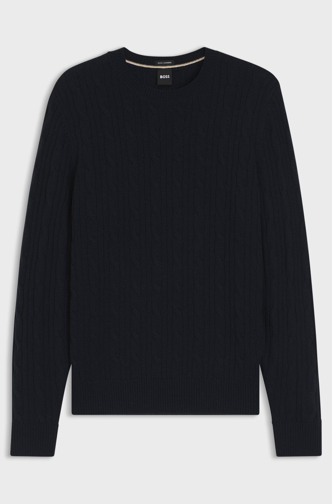 Tricot toutes saisons pour homme par HUGO BOSS | 50549975 Bleu Foncé | Boutique Vvög, vêtements mode pour homme et femme