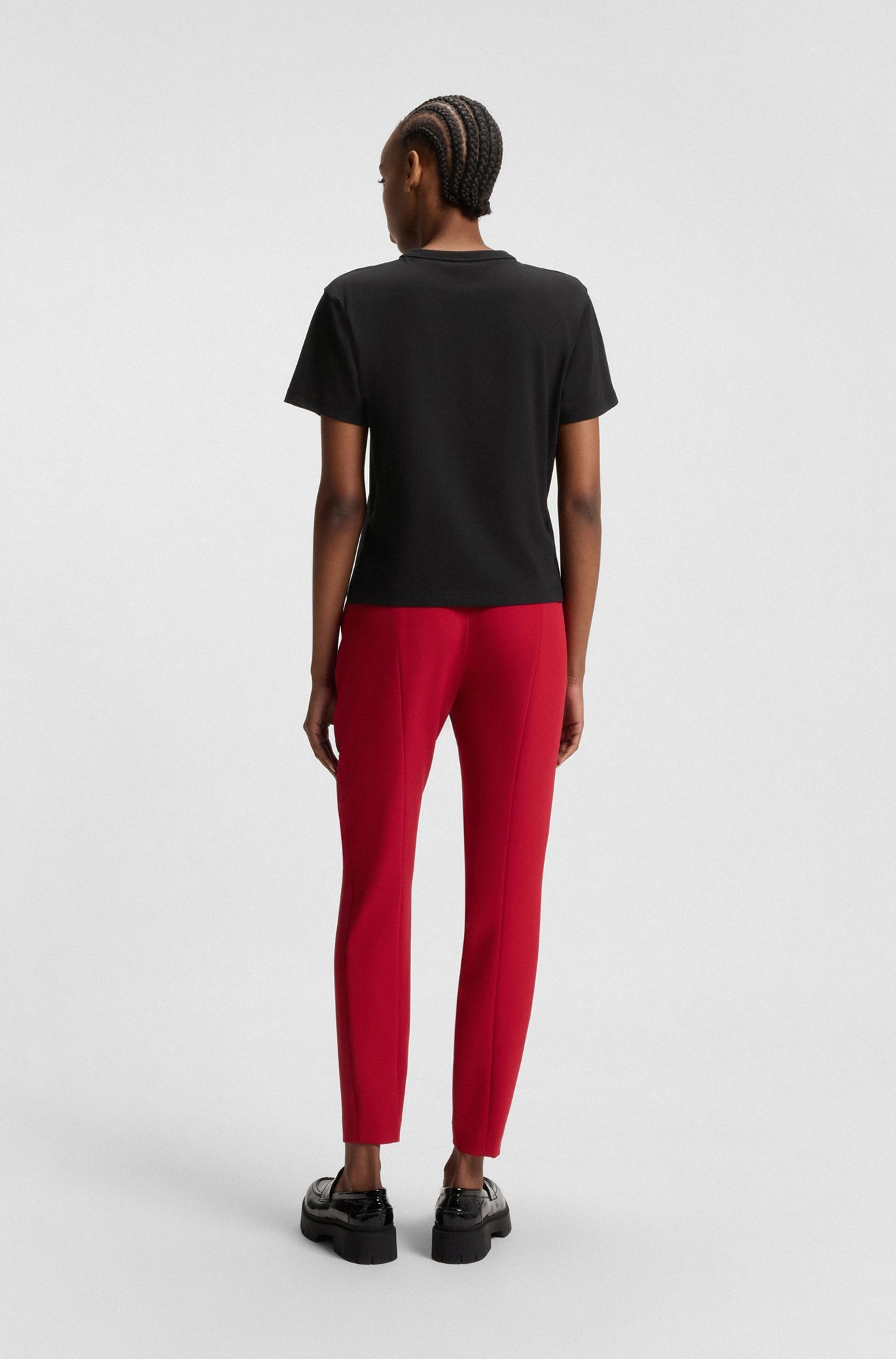 T-Shirt pour femme par HUGO BOSS | 50550117 Noir | Boutique Vvög, vêtements mode pour homme et femme