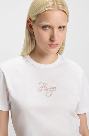 T-Shirt pour femme par HUGO BOSS | 50550117 Blanc | Boutique Vvög, vêtements mode pour homme et femme