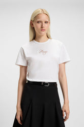 T-Shirt pour femme par HUGO BOSS | 50550117 Blanc | Boutique Vvög, vêtements mode pour homme et femme
