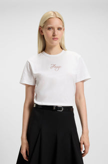 T-Shirt pour femme par HUGO BOSS | 50550117 Blanc | Boutique Vvög, vêtements mode pour homme et femme