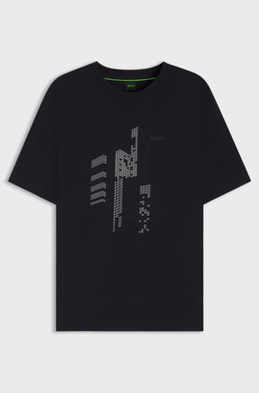 T-Shirt pour homme par HUGO BOSS | 50552184 Bleu Foncé | Boutique Vvög, vêtements mode pour homme et femme