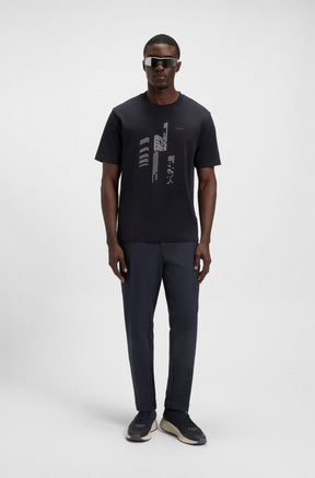 T-Shirt pour homme par HUGO BOSS | 50552184 Bleu Foncé | Boutique Vvög, vêtements mode pour homme et femme