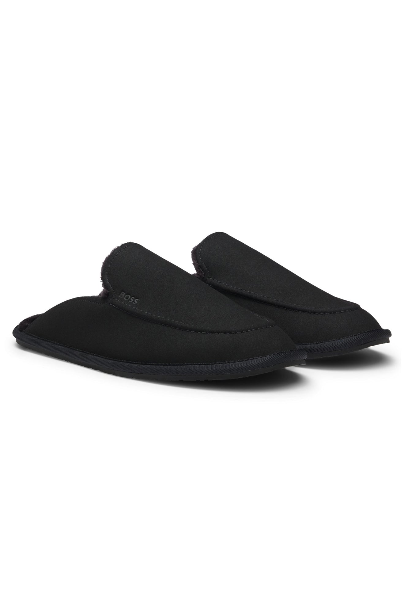 Pantoufles pour homme par HUGO BOSS | 50552598 Noir | Boutique Vvög, vêtements mode pour homme et femme